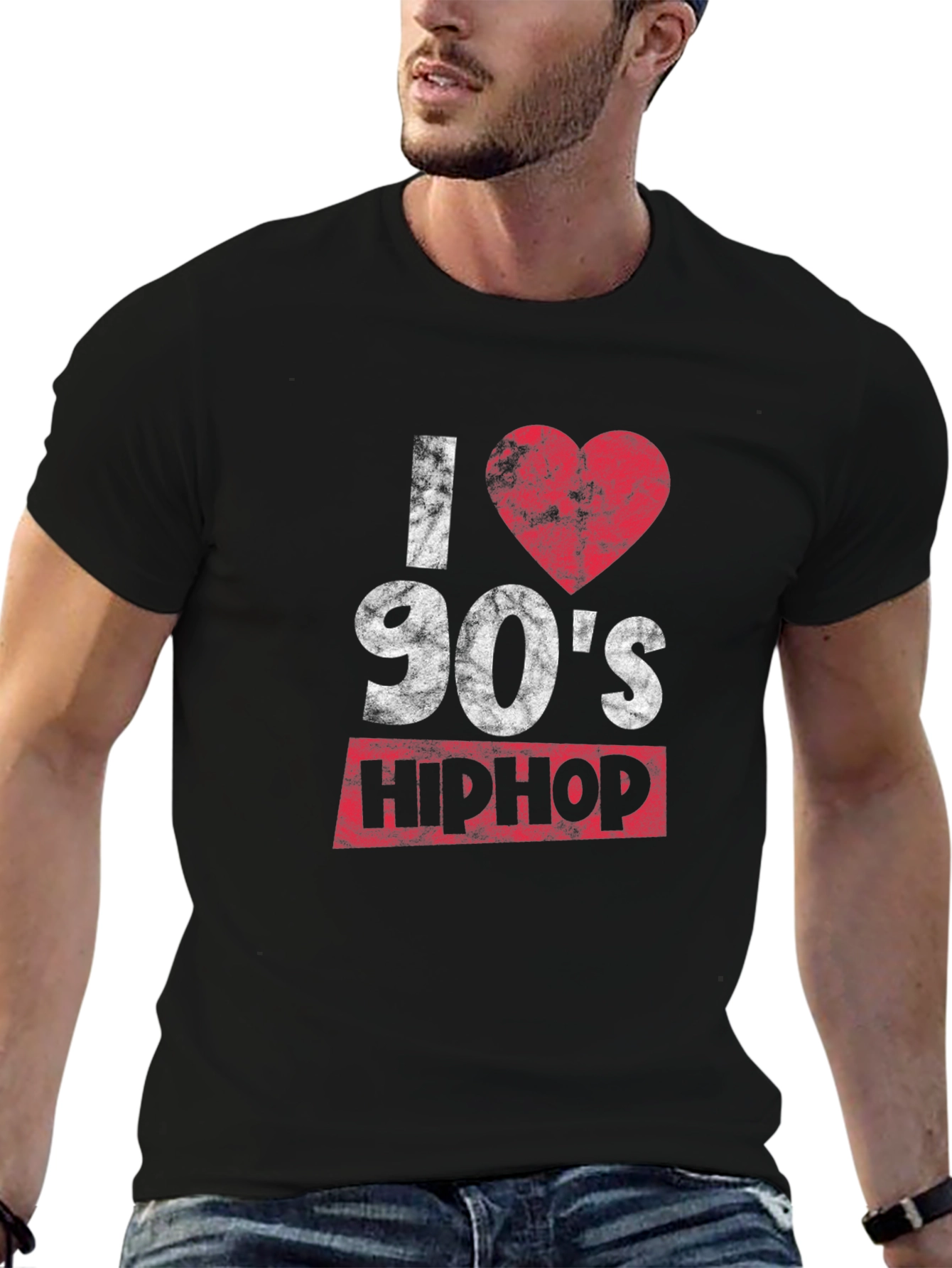 I Love 90s Hip Hop Graphic T-Shirt