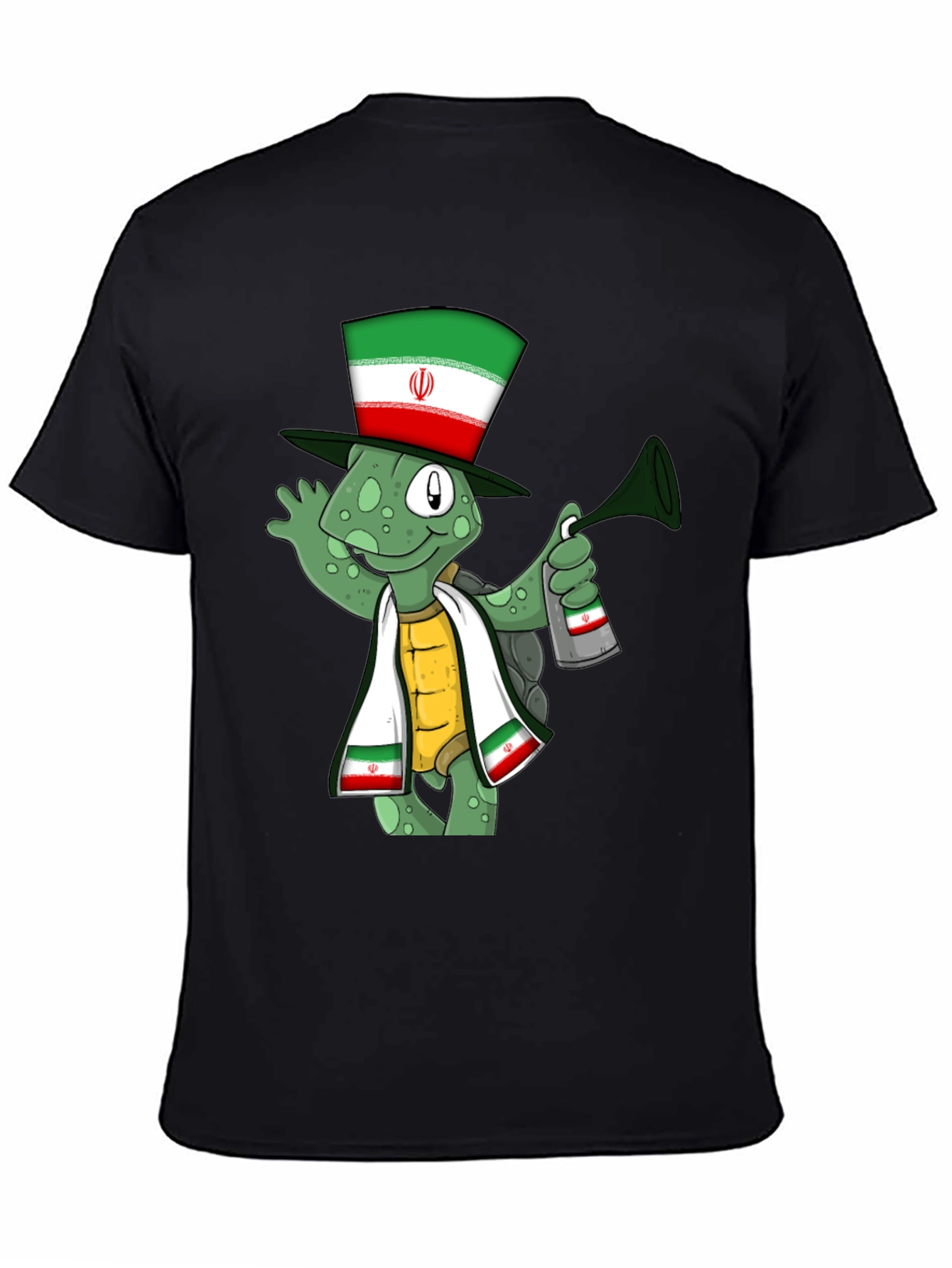 Iran Flag Turtle T-Shirt