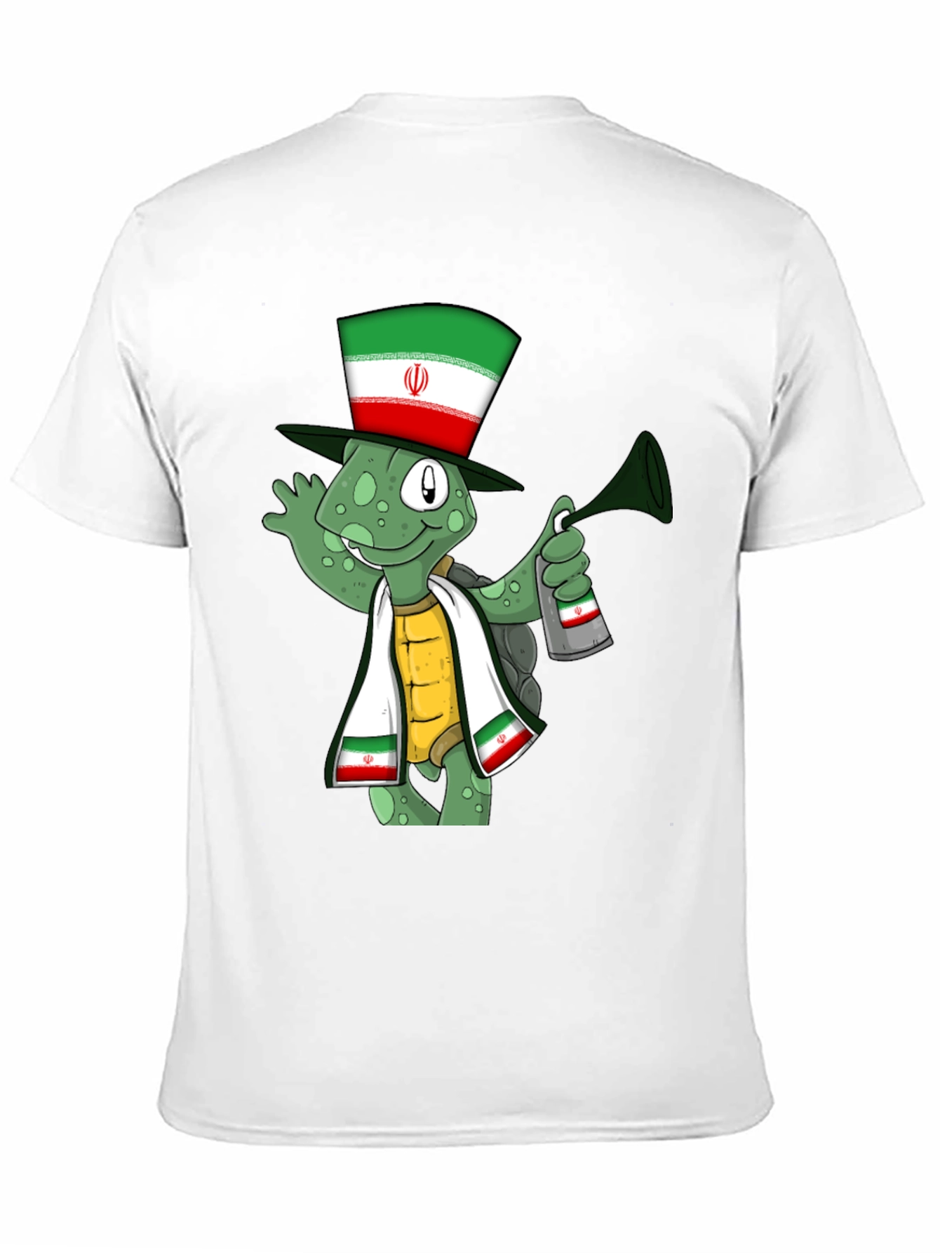 Iran Flag Turtle T-Shirt