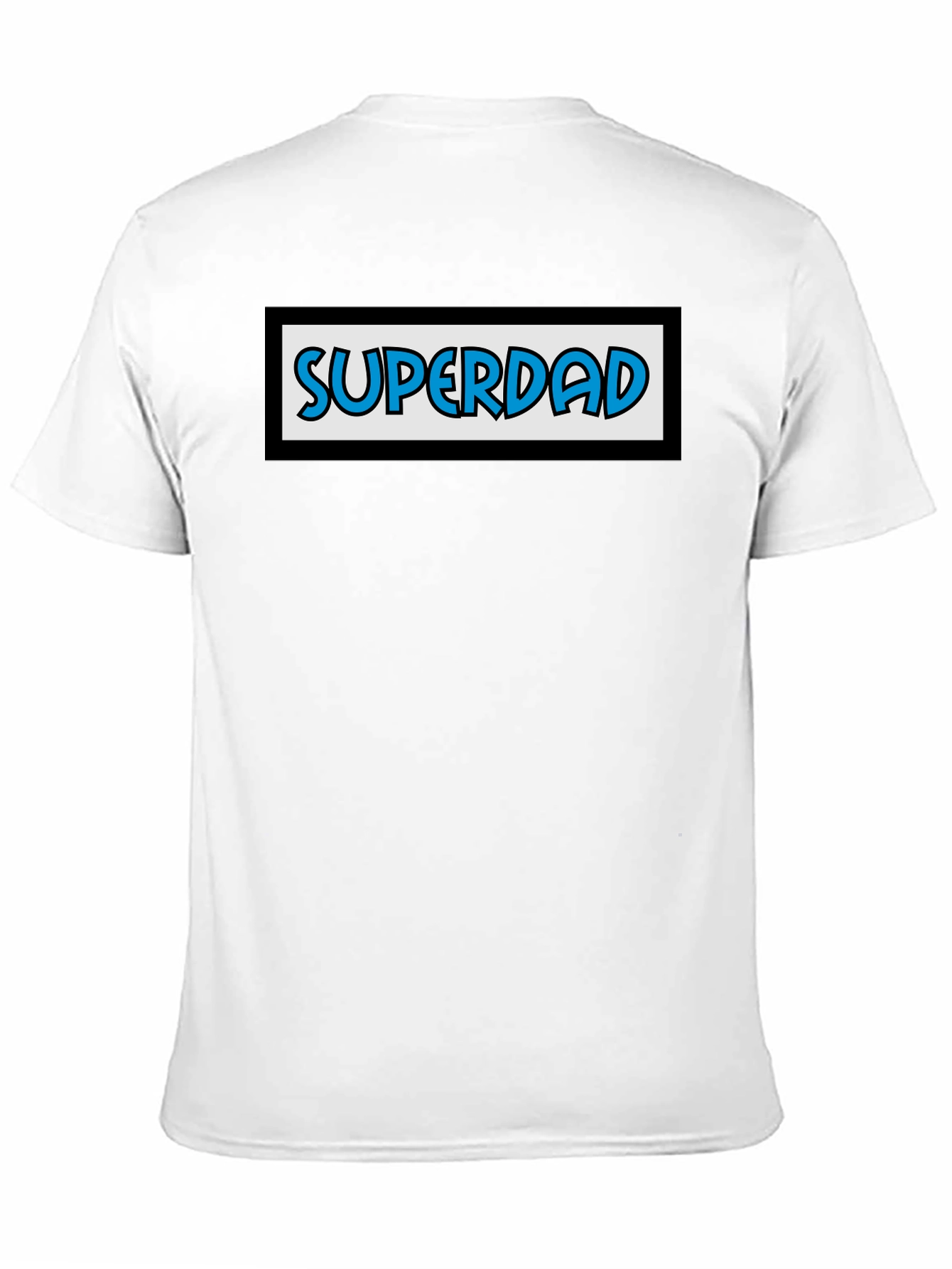 Superdad Black T-Shirt - Fathers Day Gift