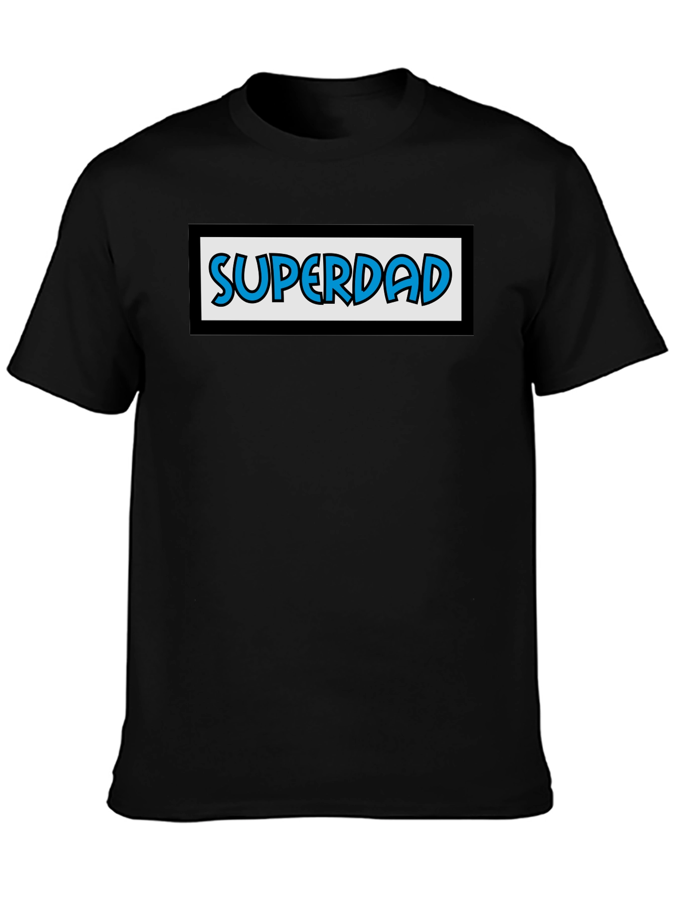 Superdad Black T-Shirt - Fathers Day Gift