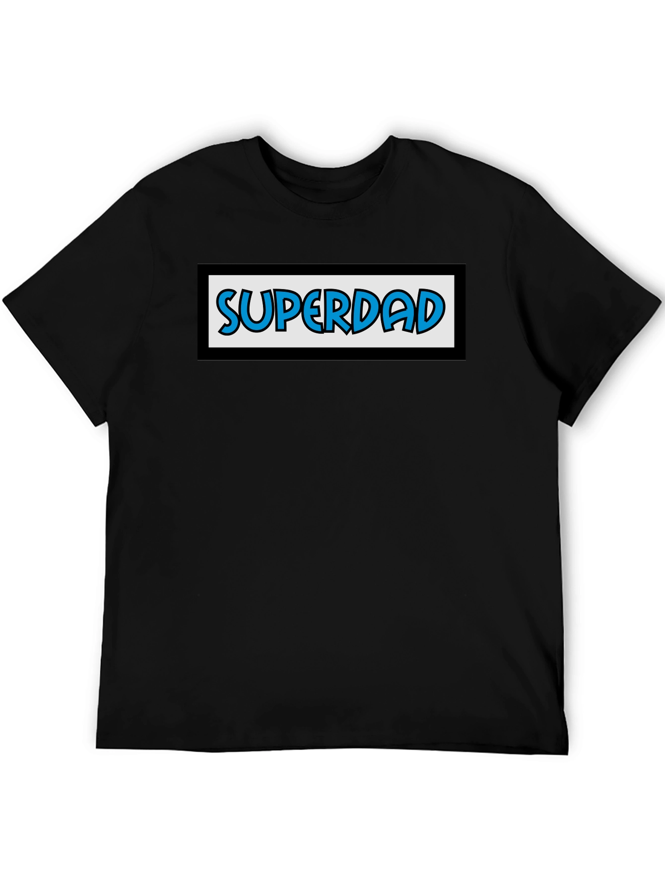 Superdad Black T-Shirt - Fathers Day Gift
