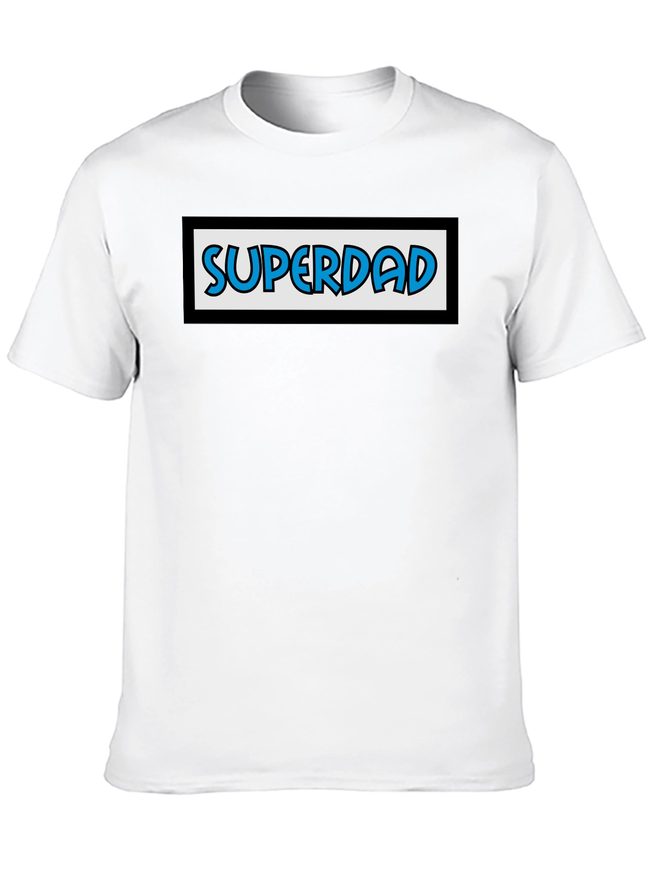 Superdad Black T-Shirt - Fathers Day Gift