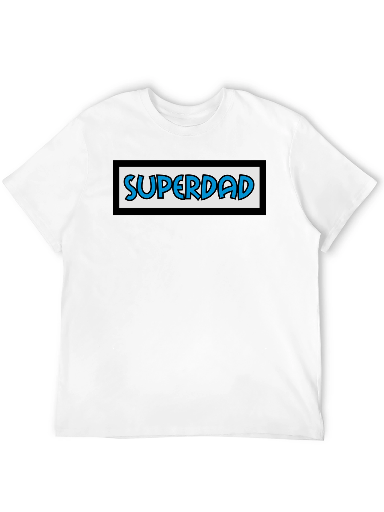 Superdad Black T-Shirt - Fathers Day Gift