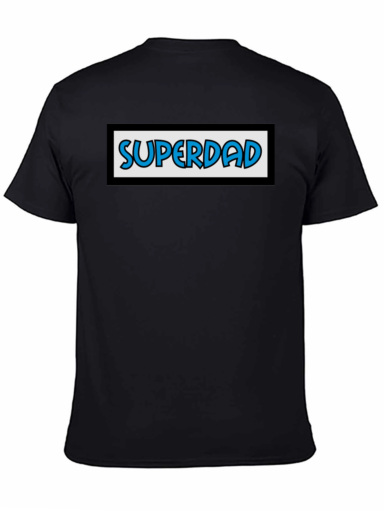 Superdad Black T-Shirt - Fathers Day Gift