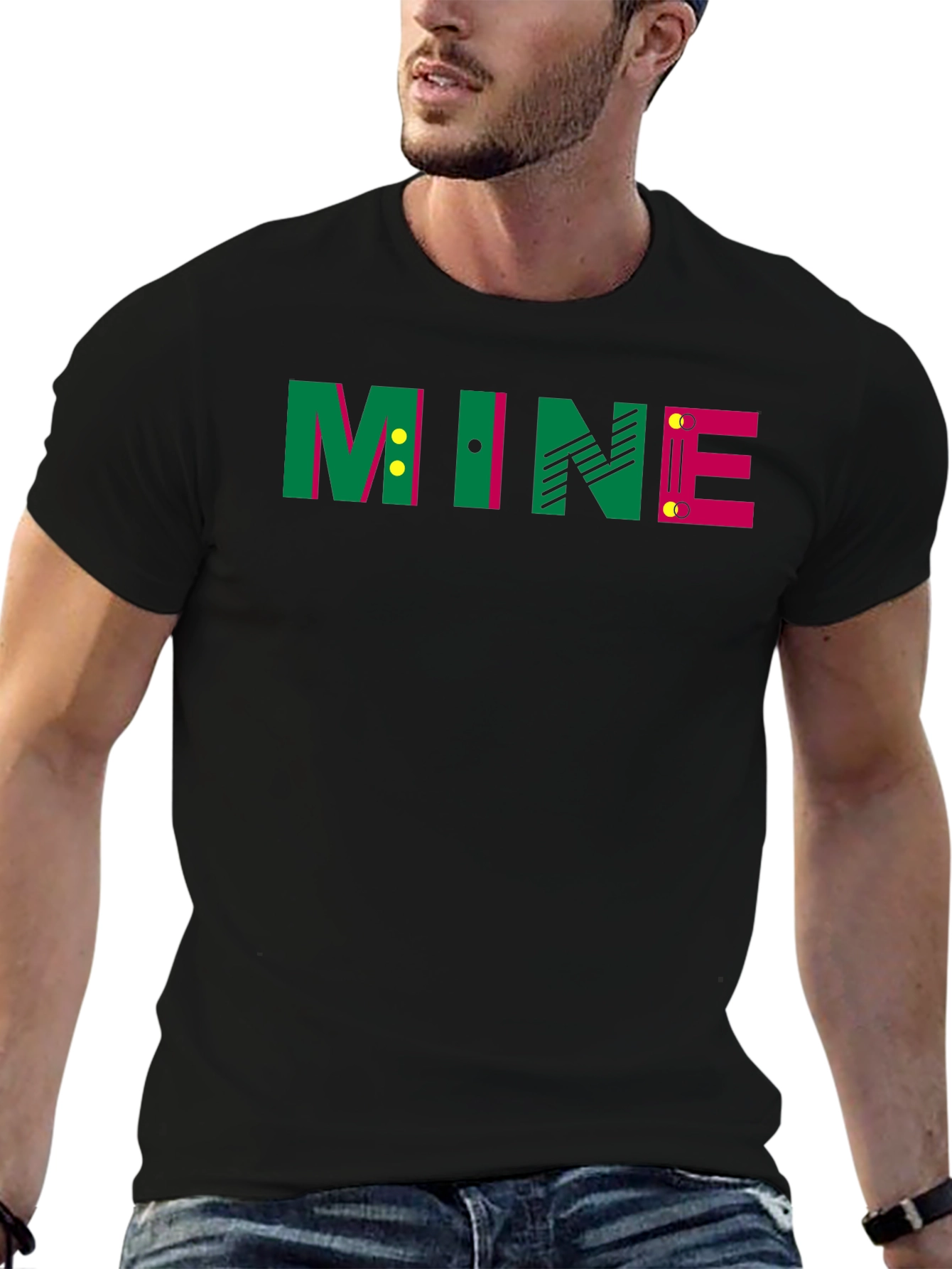 MINE Graphic Tee - Black
