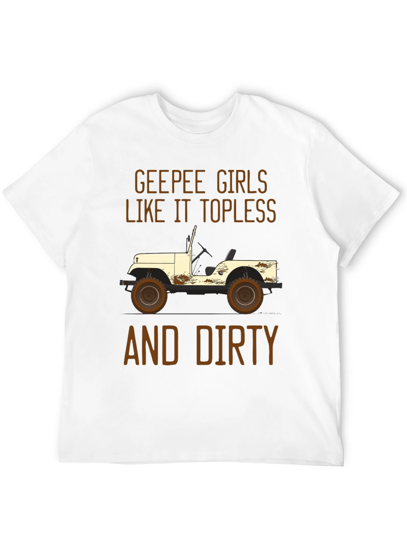 Geepee Girls Topless & Dirty T-Shirt