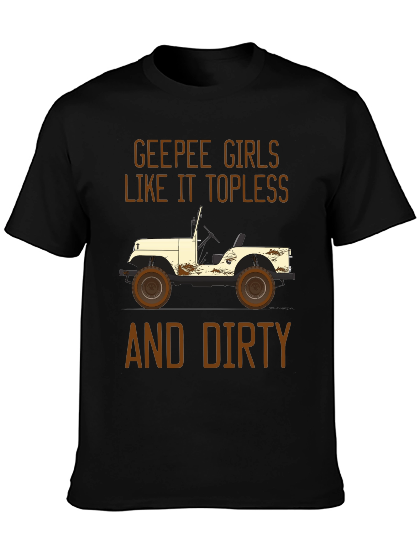Geepee Girls Topless & Dirty T-Shirt