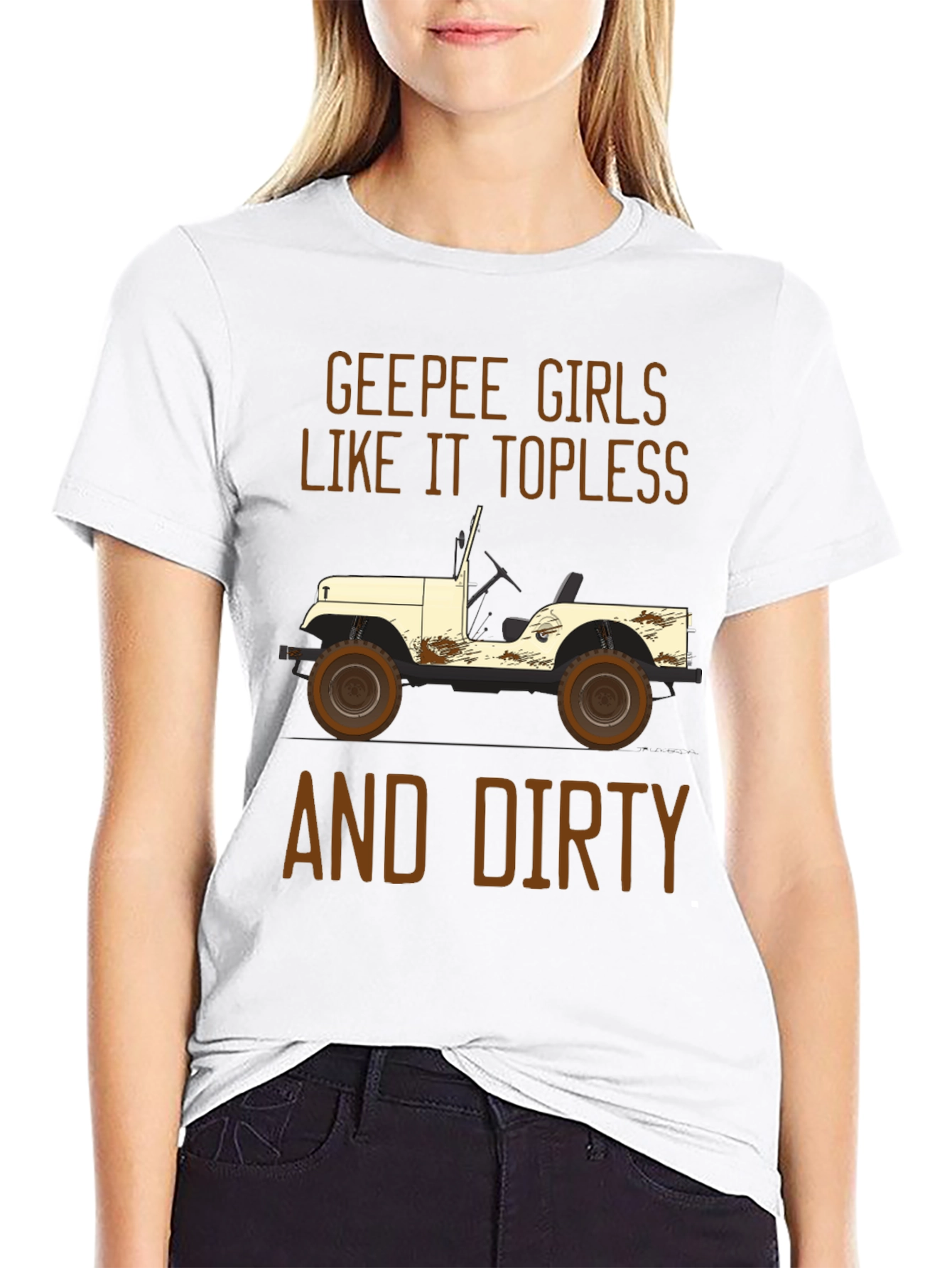 Geepee Girls Topless & Dirty T-Shirt