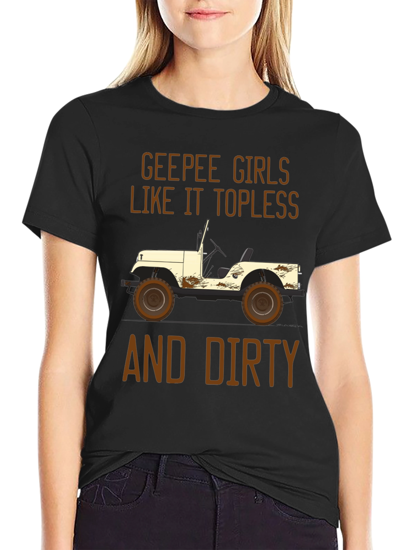 Geepee Girls Topless & Dirty T-Shirt