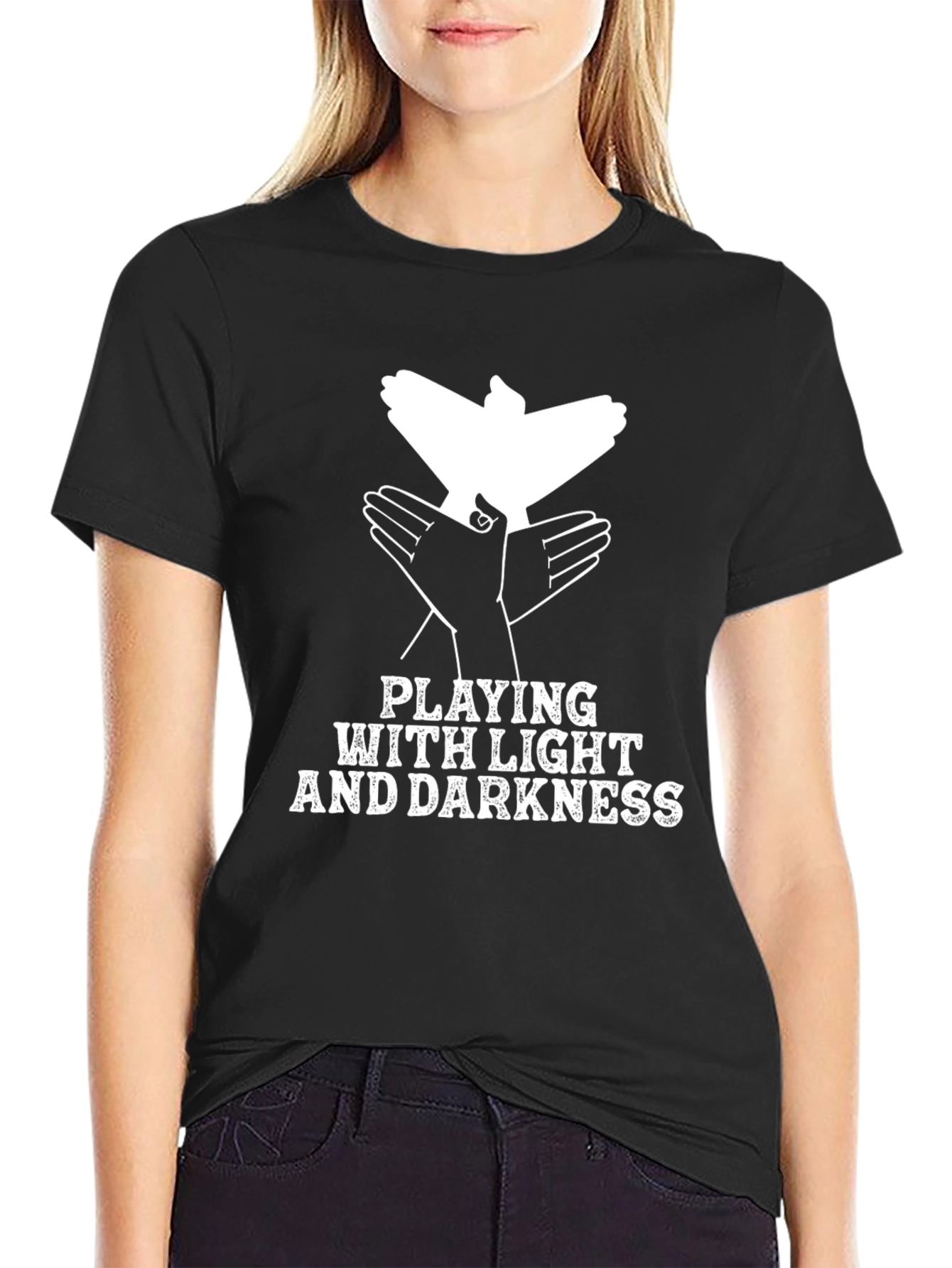 Shadow Puppet T-Shirt - Light & Darkness Play