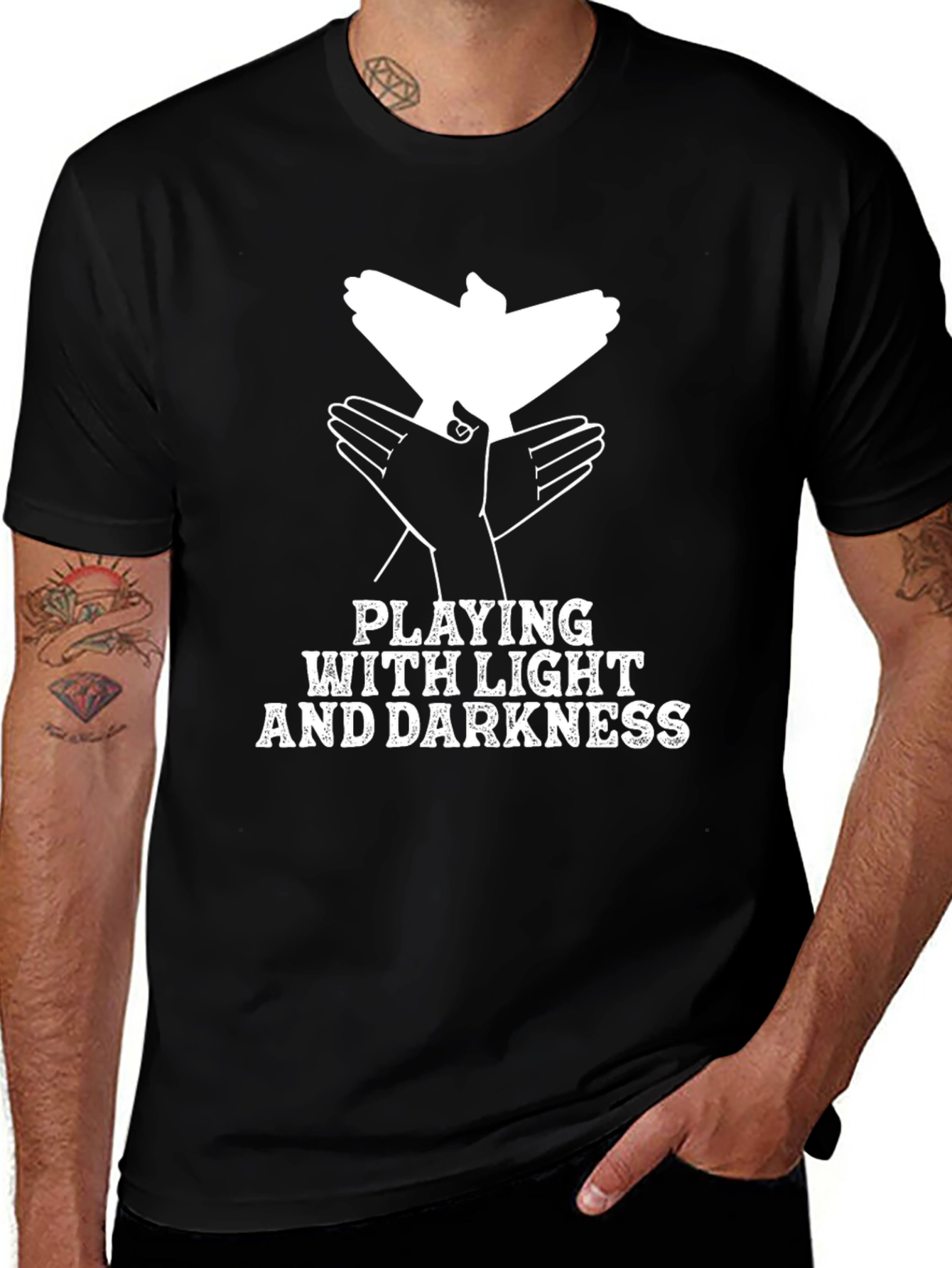 Shadow Puppet T-Shirt - Light & Darkness Play