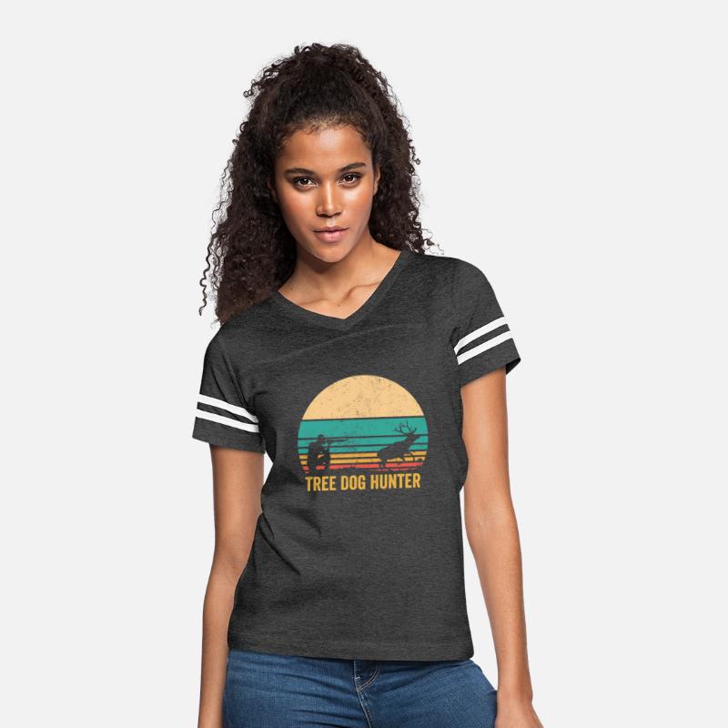 Deer Hunting Deer Hunter Tree Dog Hunter Retro