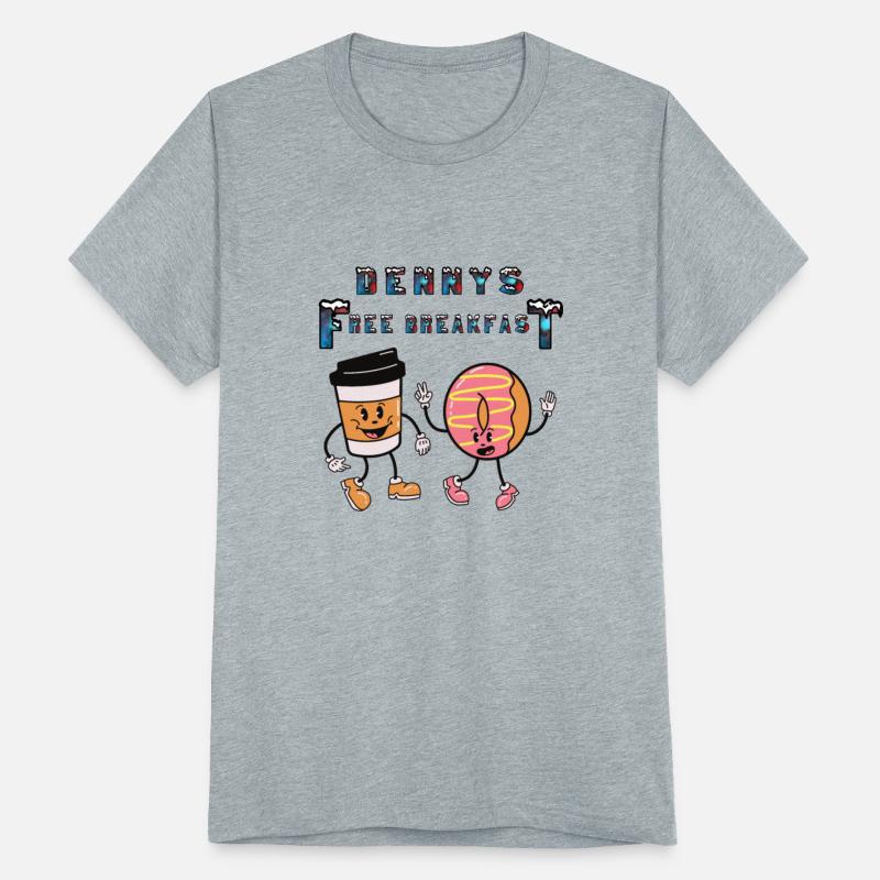 dennys shirt free breakfast , design by roka000
