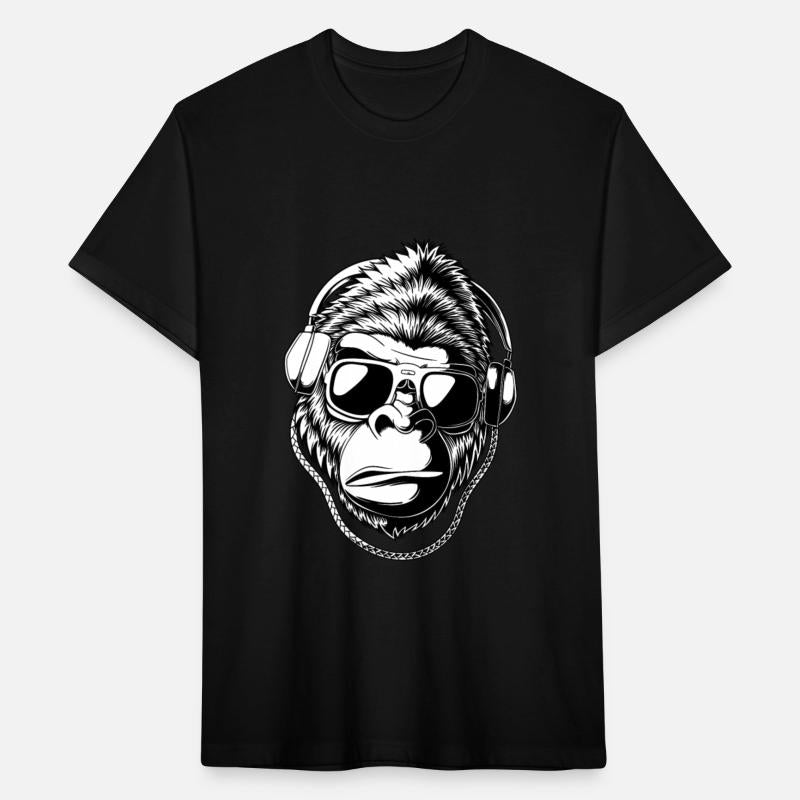 Design Groovy Gorilla Music & Shades Tee