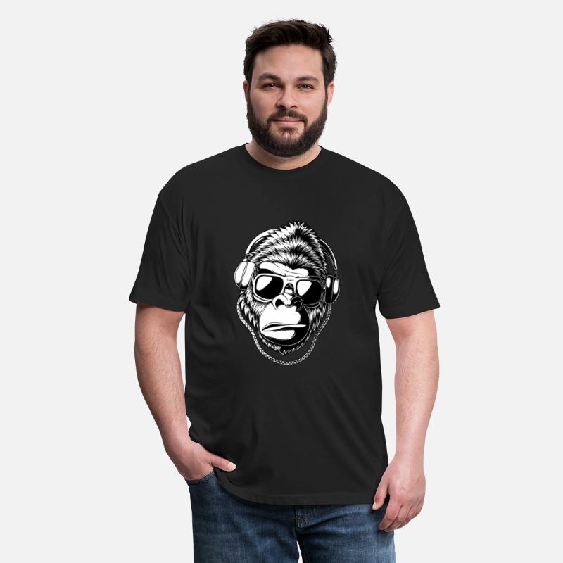 Design Groovy Gorilla Music & Shades Tee