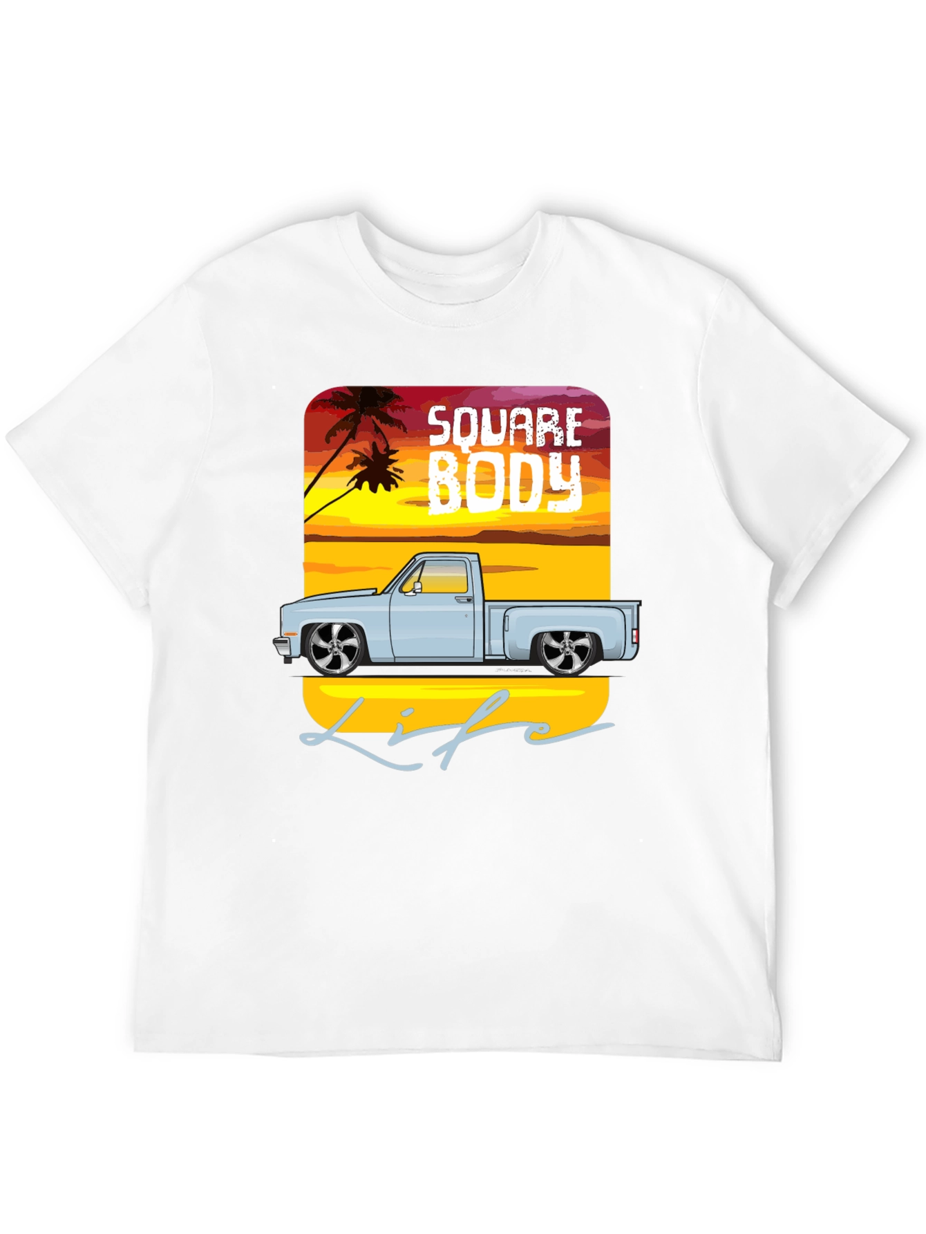 Square Body Life T-Shirt - Truck Graphic Tee