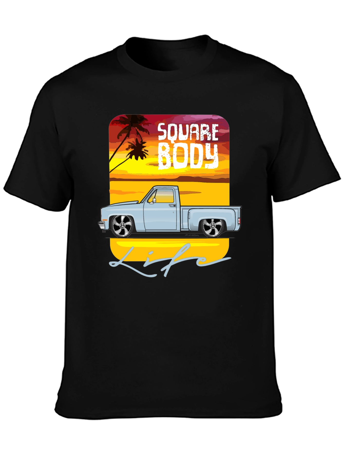 Square Body Life T-Shirt - Truck Graphic Tee