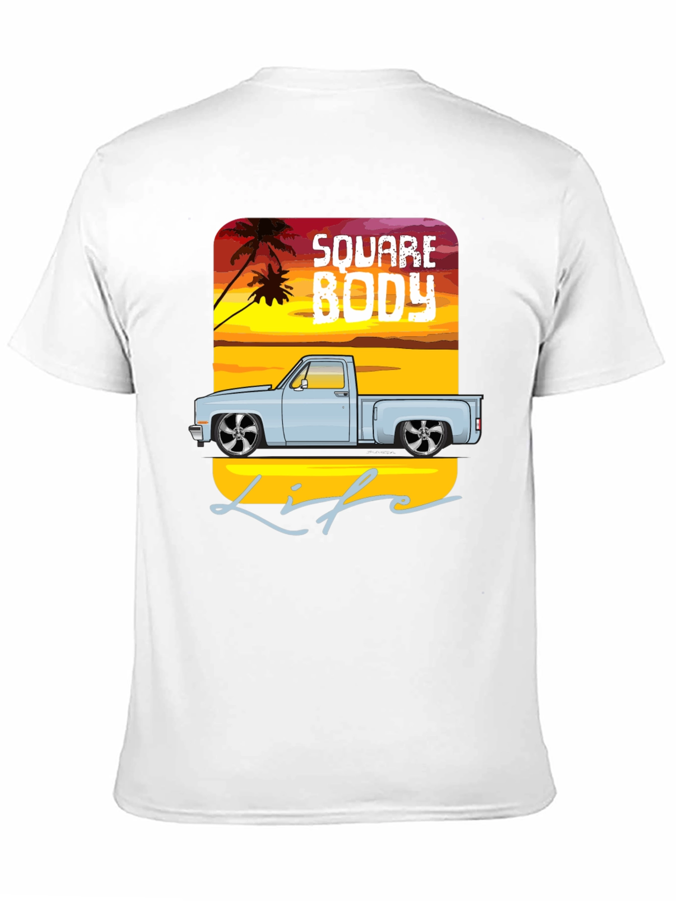 Square Body Life T-Shirt - Truck Graphic Tee