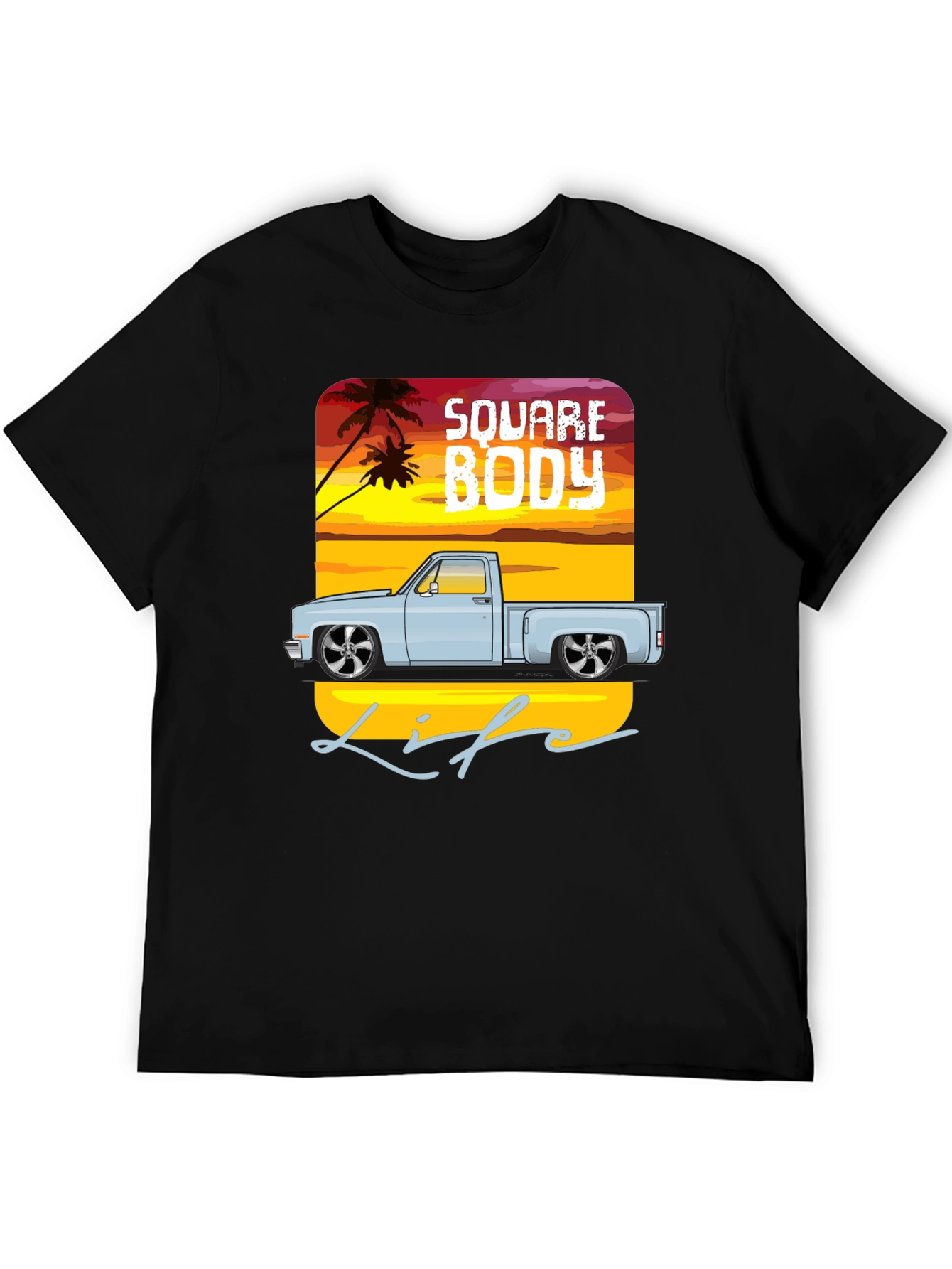 Square Body Life T-Shirt - Truck Graphic Tee
