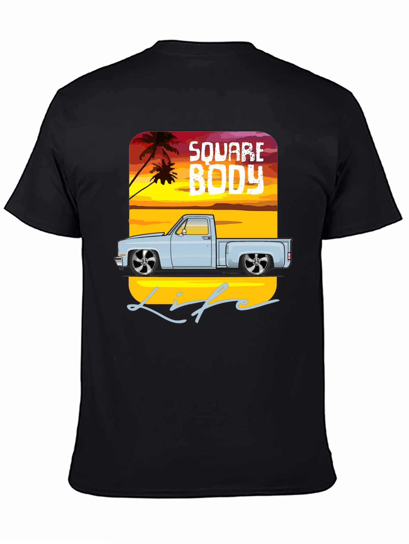 Square Body Life T-Shirt - Truck Graphic Tee