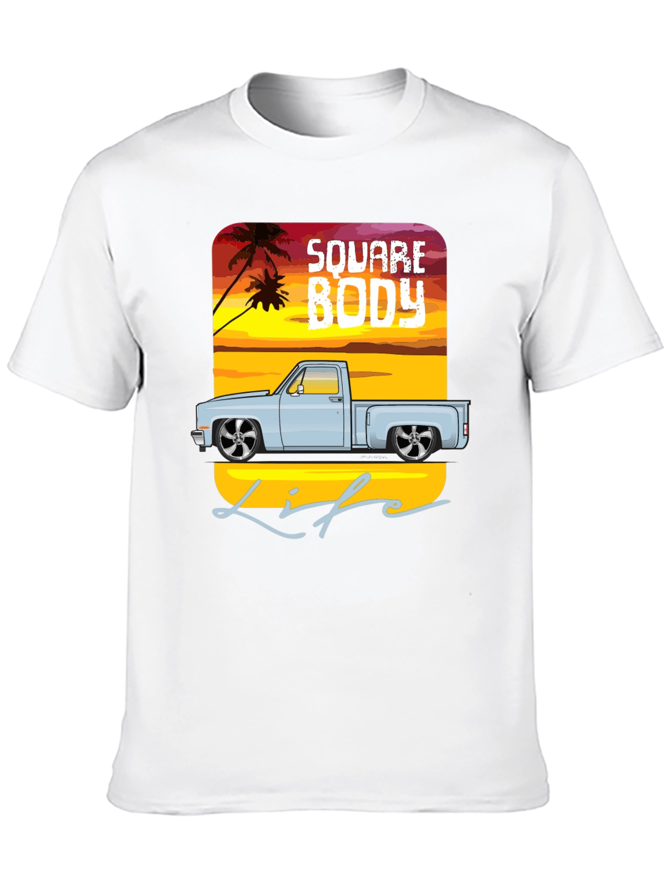 Square Body Life T-Shirt - Truck Graphic Tee