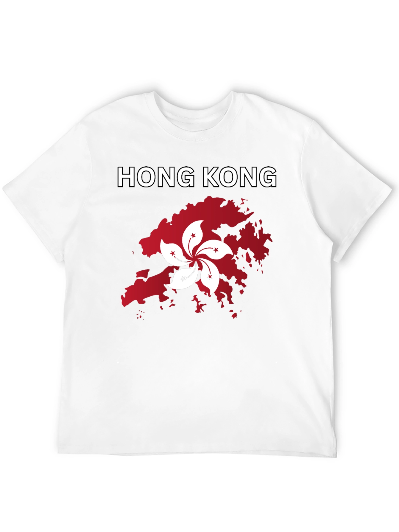 Hong Kong Graphic Tee - Black Cotton T-Shirt