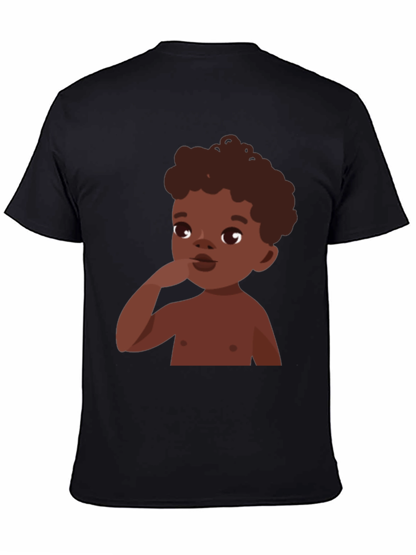 Cartoon Baby Graphic Tee - Stylish Casual Comfort