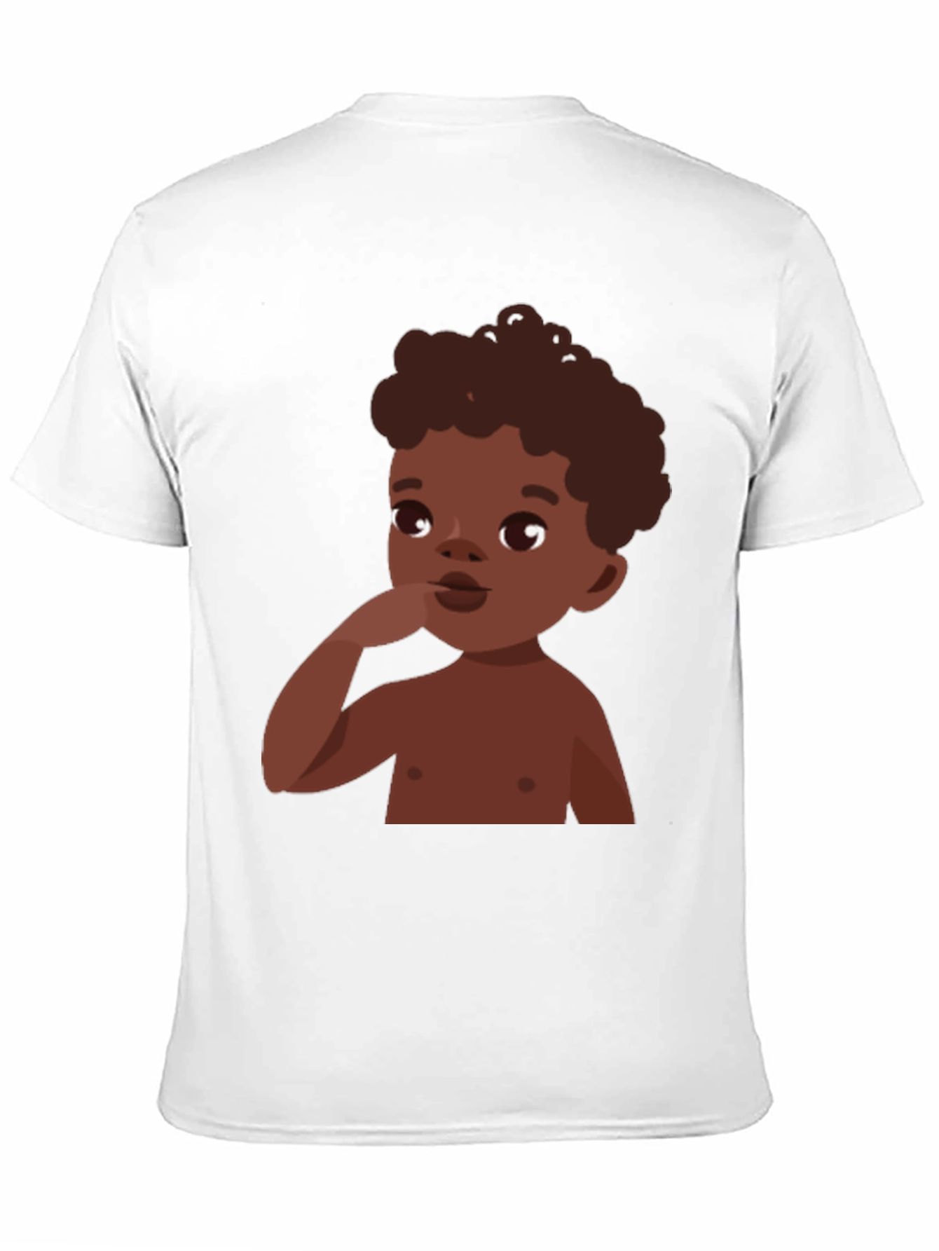 Cartoon Baby Graphic Tee - Stylish Casual Comfort