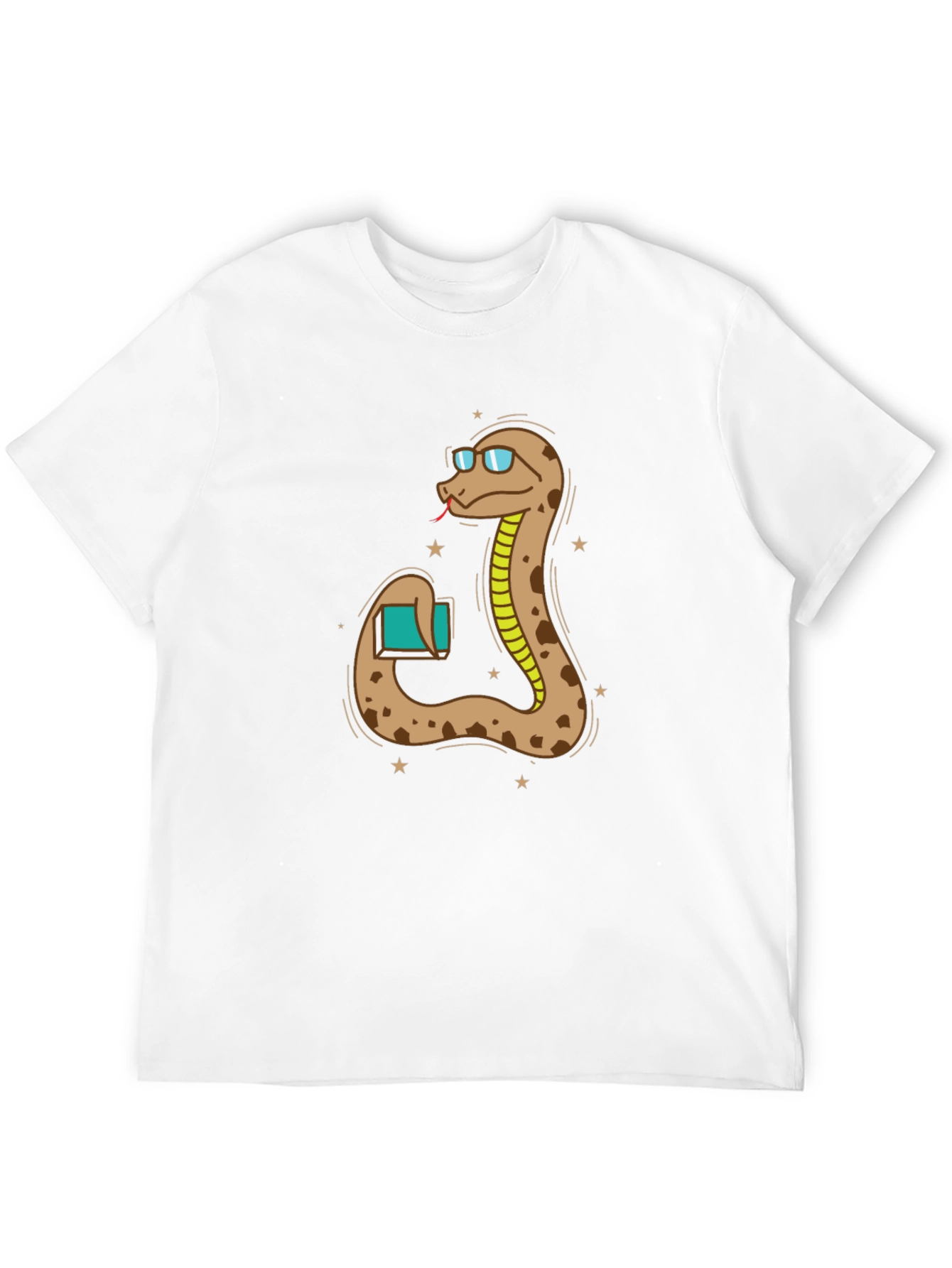Bookworm Snake T-Shirt - Intellectual Reptile Tee