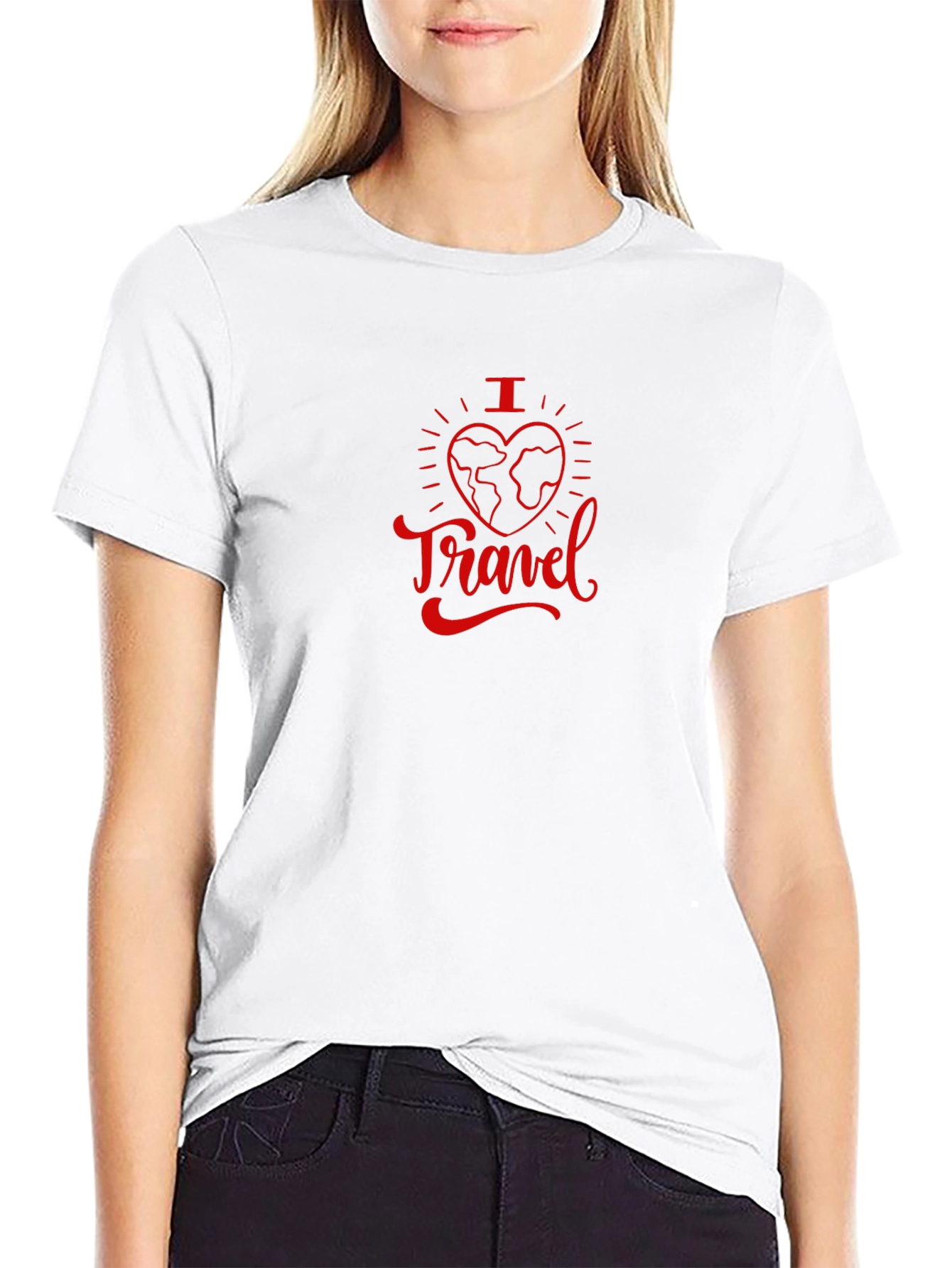 I Heart Travel Graphic Tee