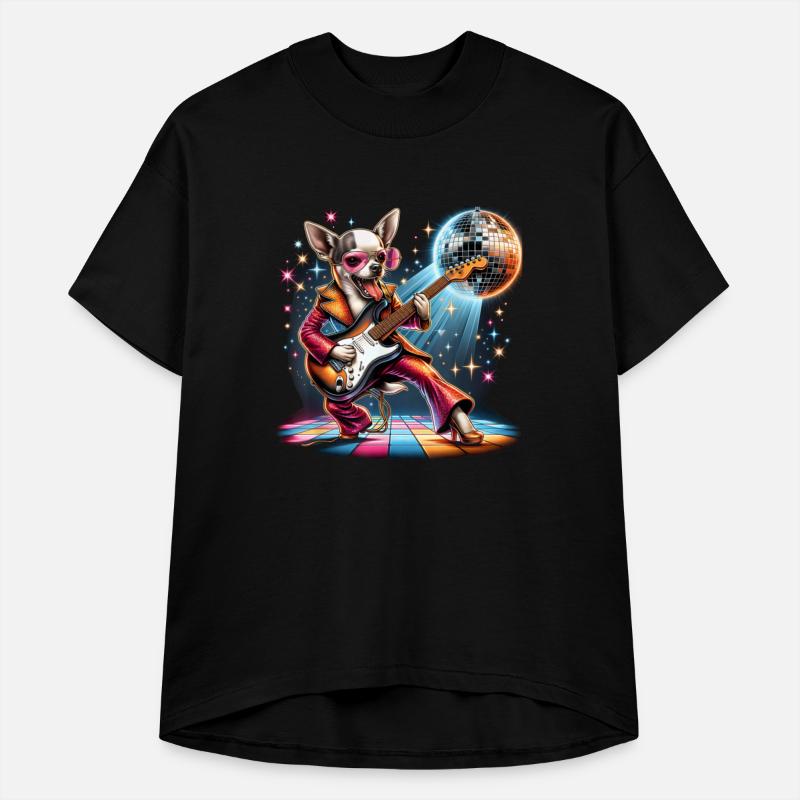 Disco Guitar Chihuahua dog