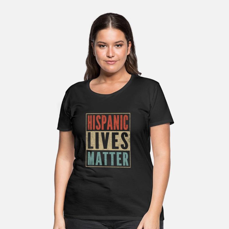 Distressed Retro Colors Hispanic Lives Matter