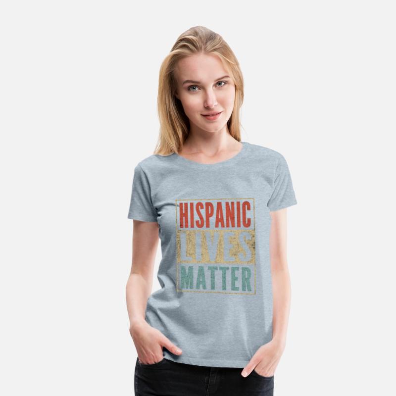 Distressed Retro Colors Hispanic Lives Matter