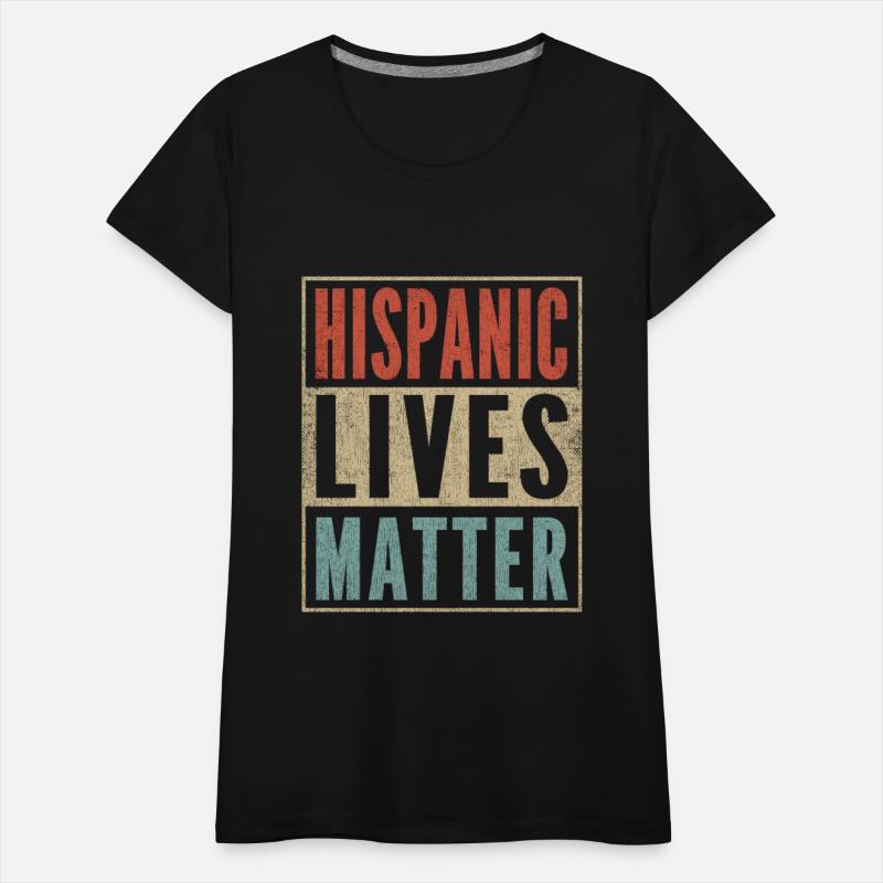 Distressed Retro Colors Hispanic Lives Matter