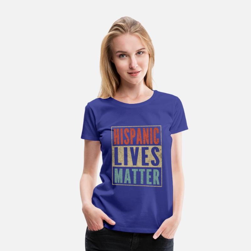 Distressed Retro Colors Hispanic Lives Matter