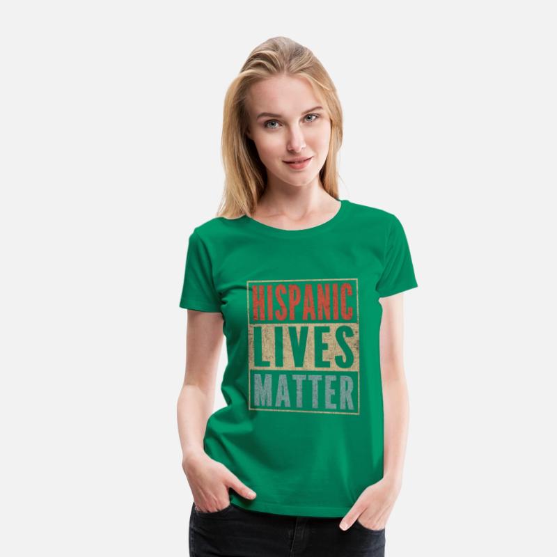 Distressed Retro Colors Hispanic Lives Matter