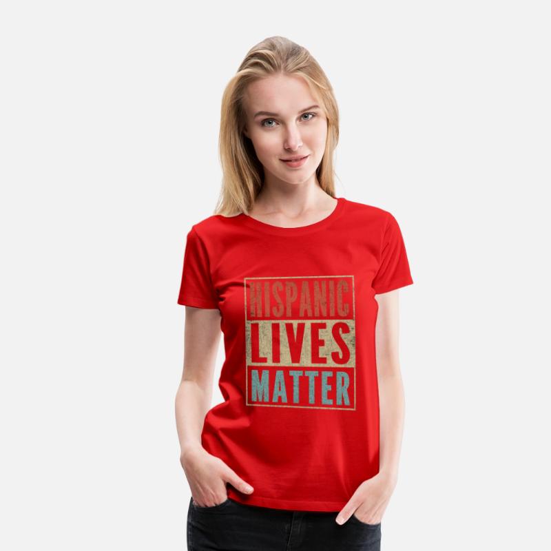 Distressed Retro Colors Hispanic Lives Matter