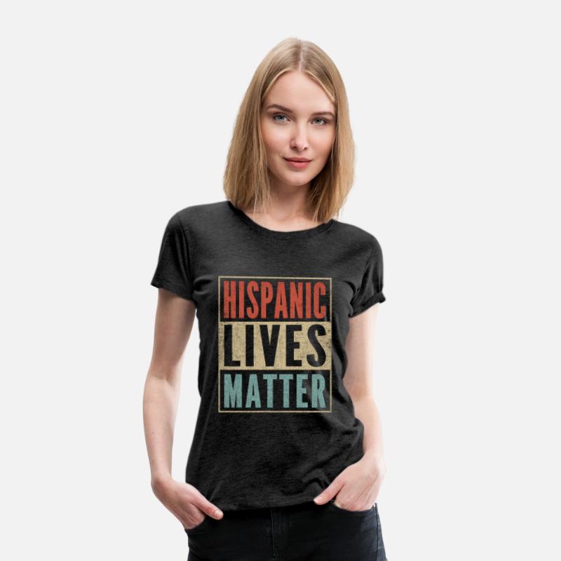 Distressed Retro Colors Hispanic Lives Matter