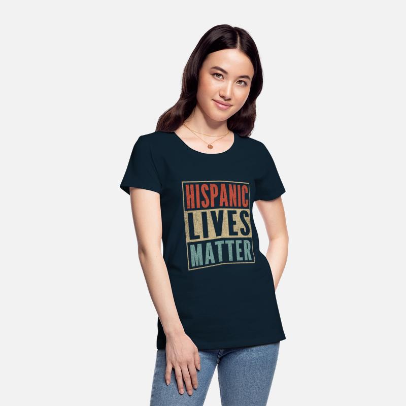 Distressed Retro Colors Hispanic Lives Matter