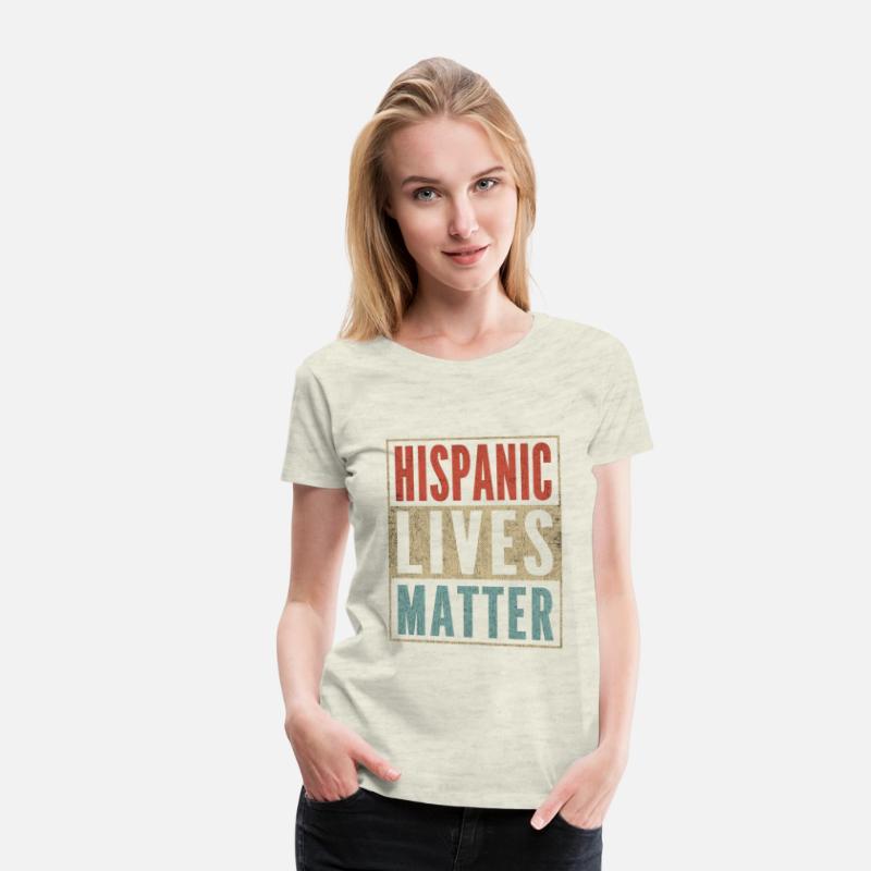 Distressed Retro Colors Hispanic Lives Matter