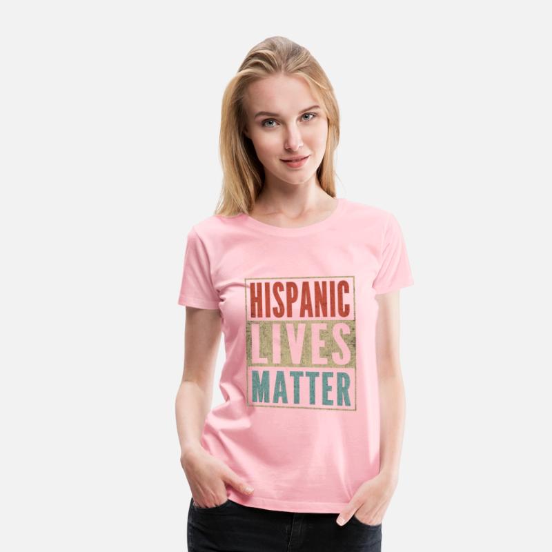 Distressed Retro Colors Hispanic Lives Matter