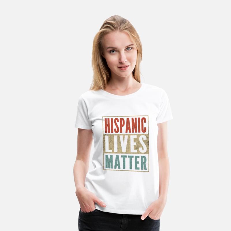 Distressed Retro Colors Hispanic Lives Matter