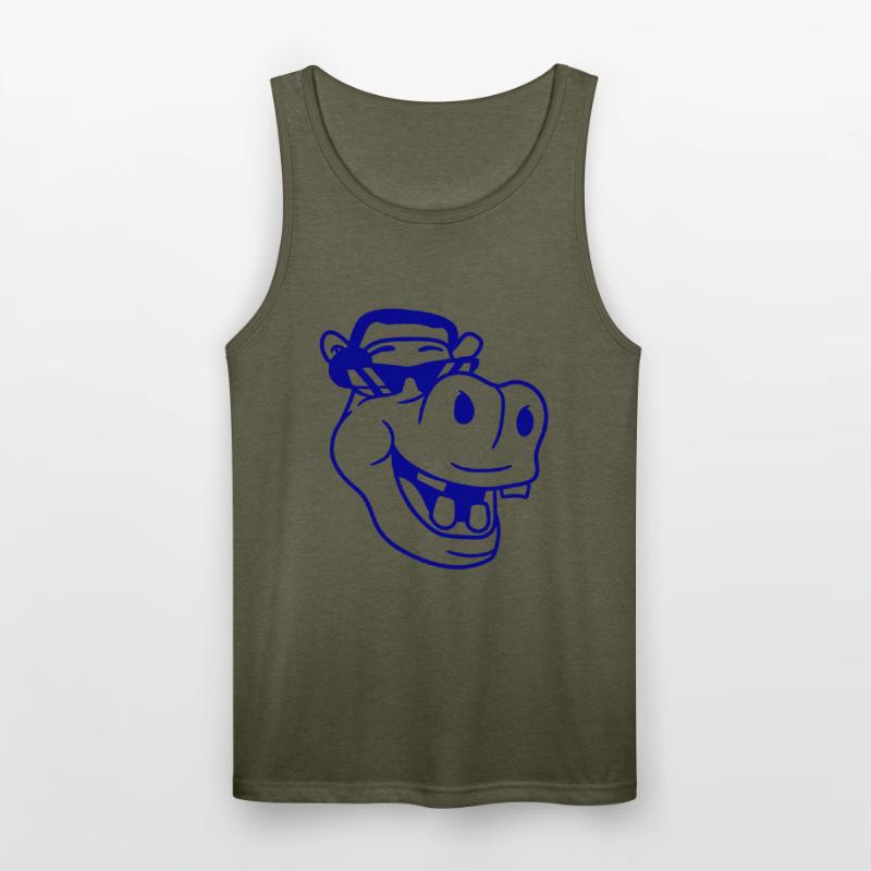 DJ Funny Laughing Hippo Sunglasses Music Face Fun
