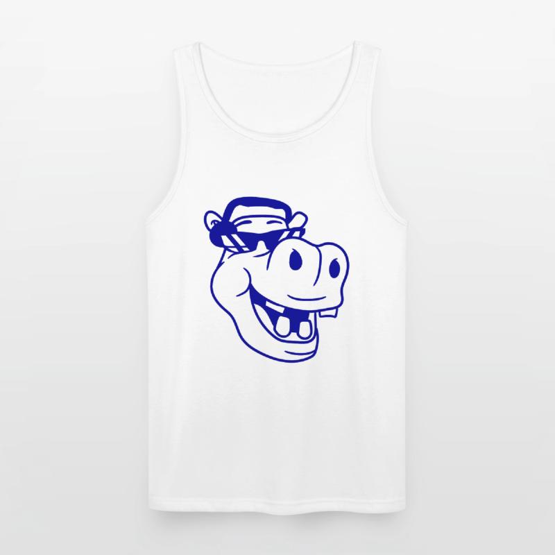 DJ Funny Laughing Hippo Sunglasses Music Face Fun