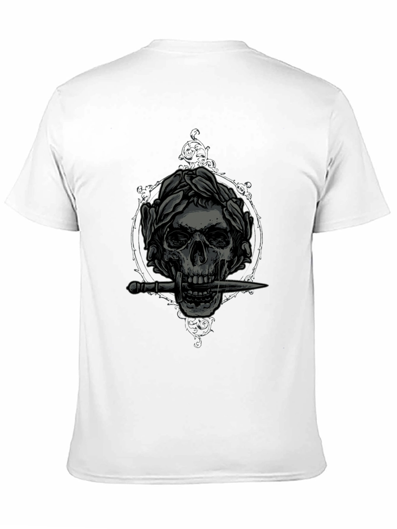 Skull & Dagger Graphic Tee - Edgy Style