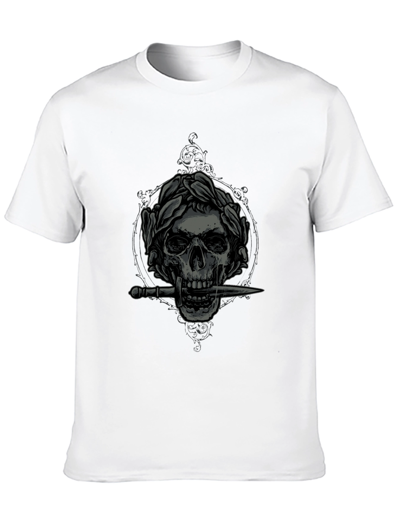 Skull & Dagger Graphic Tee - Edgy Style