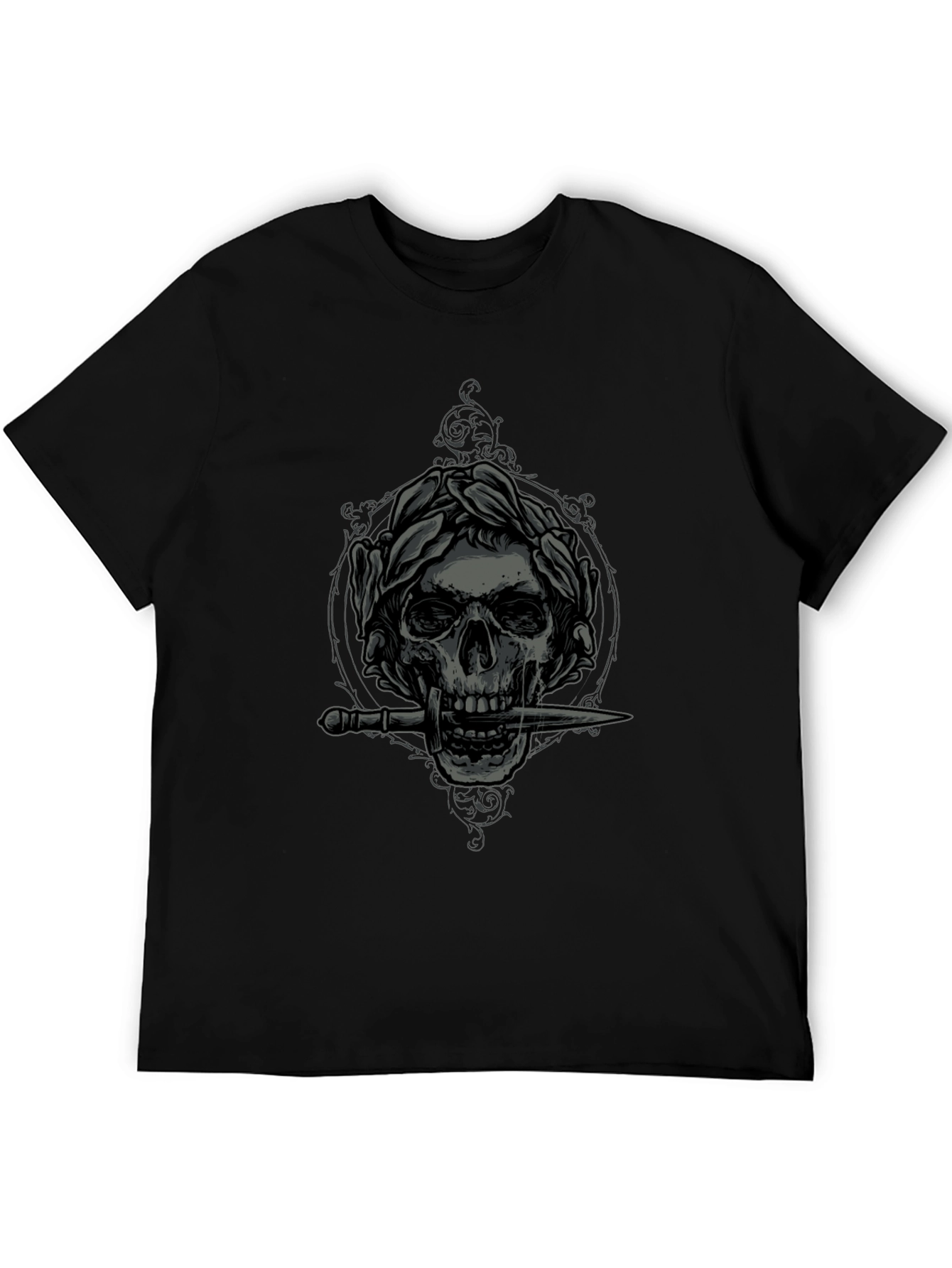Skull & Dagger Graphic Tee - Edgy Style