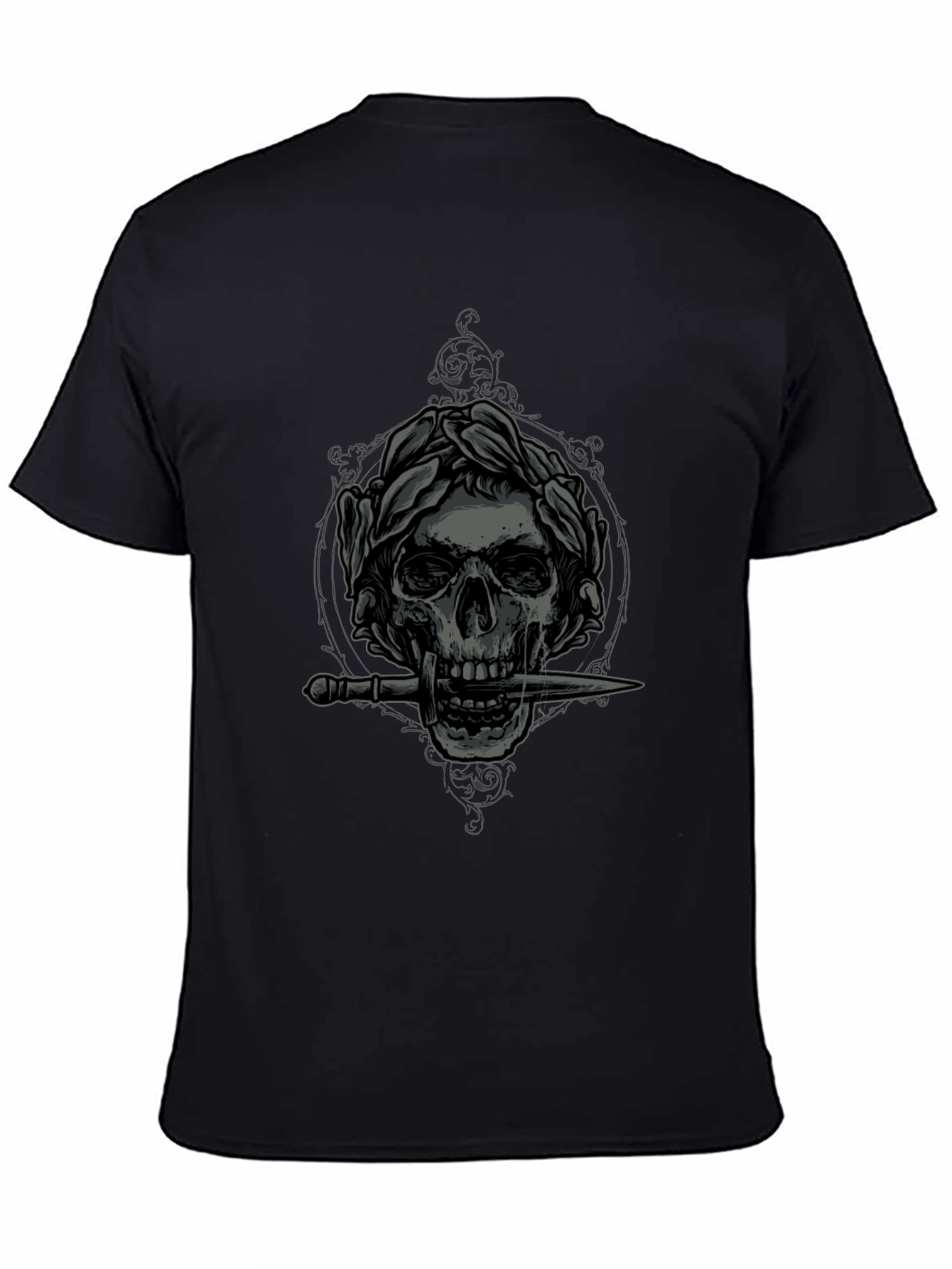 Skull & Dagger Graphic Tee - Edgy Style