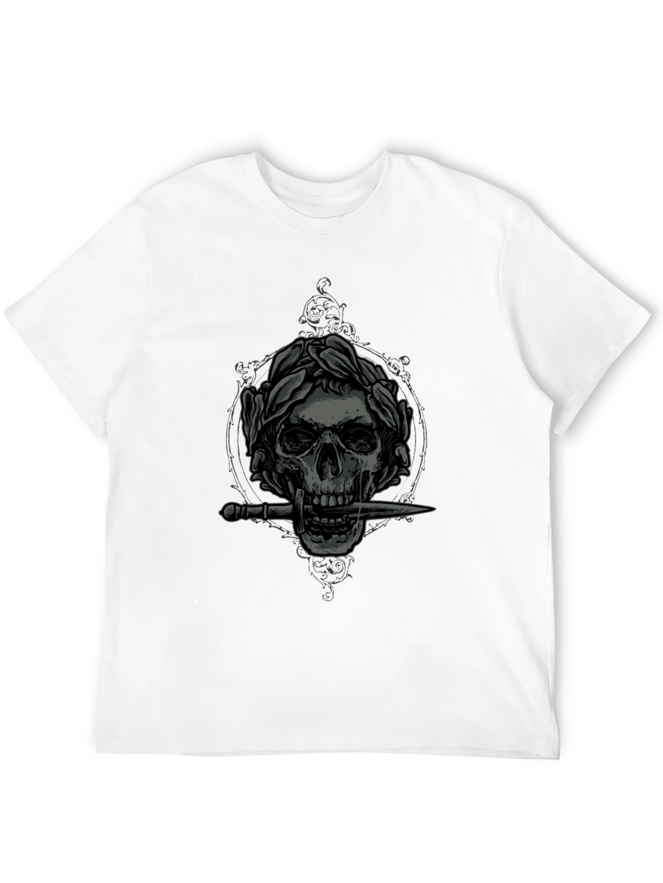 Skull & Dagger Graphic Tee - Edgy Style